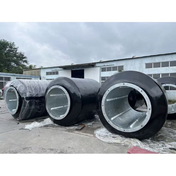 Hot Dip Galvanized Flange EVA Floating Foam Filler Fender Providing Marine Dock Protection Industrial Bumper Support