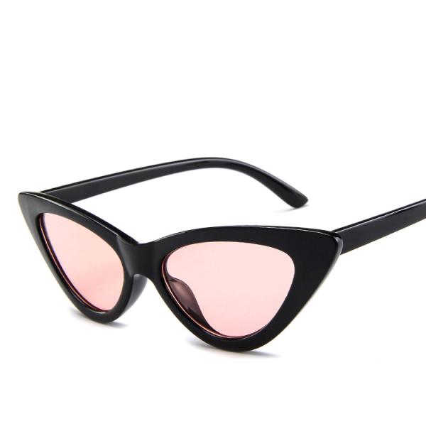 Retro Vintage Narrow Cat Eye Sunglasses Women Cat Eye Clout Glasses Plastic Frame