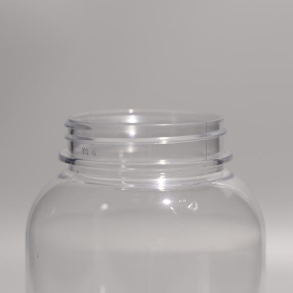 Cor personalizada Botalhas de plástico PET sem BPA em forma de U com parafuso na tampa