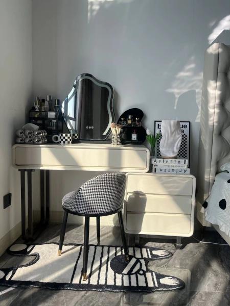 Hotel Modern Dressing Table Storage Bin Cabinet  Makeup Vanity Table