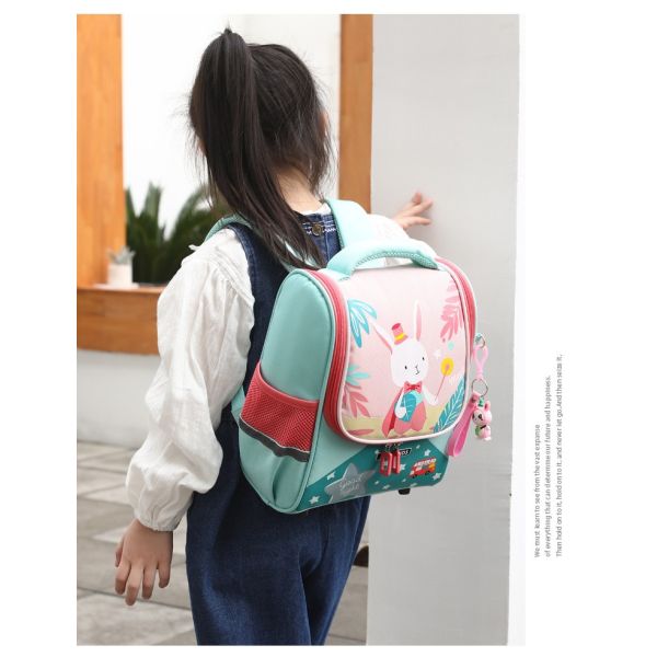 Customized Medium Size Polyester Nylon Drawstring Backpack for Silk Screen Printing
