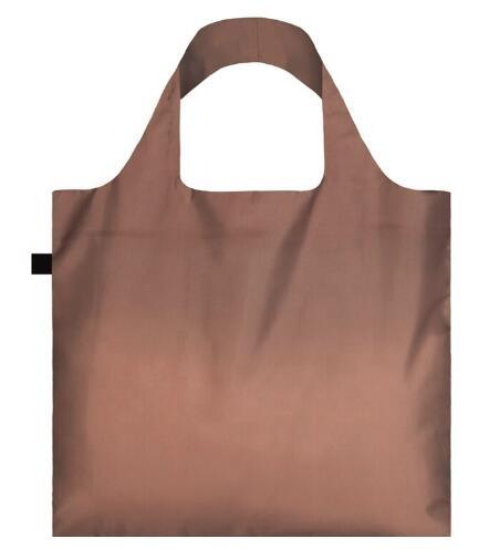 Customised Logo Metallic Color Reusable Shopping Bags Tote, Eco Foldable Shopping Carry Bag Grocery, Foldable Travel Bag
