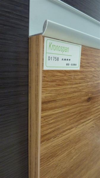 Alum handle kitchen cabinet door，MFC door panel，Kitchen cabinet door