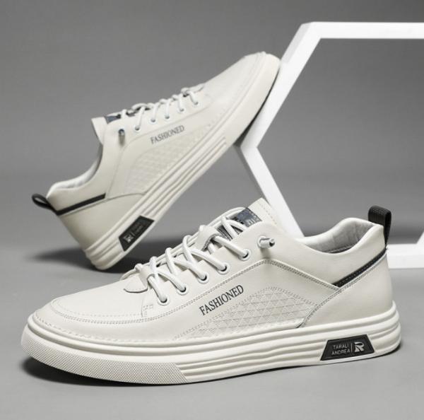 Synthetic Leather Men Casual Shoes PVC Sole Men Leather Shoes 39 40 41 42 43 44 Size