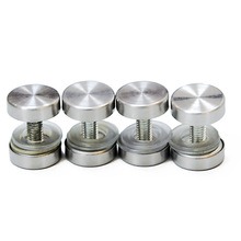 Stainless Steel Mirror Nail With Double Head Decorative Advertising Mirror Screw Nail