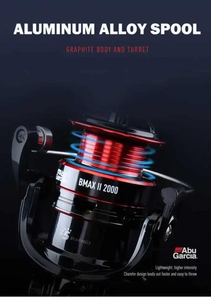 Olta Makinesi Abu Garcia Fishing Reel Abu Garcia BMAX II 500-5000 Saltwater Spinning Fishing Reels