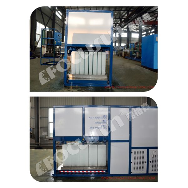 2500 KG Industrial Block Ice Maker Machine with 3P/220V-440V/50Hz/60Hz Power Supply