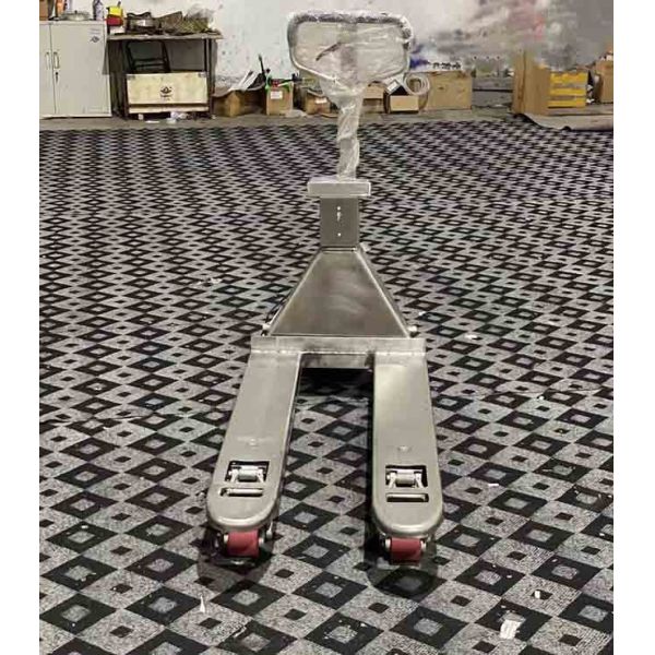 Тележка паллета емкости 2000kg нержавеющей стали ручная с веся масштабом