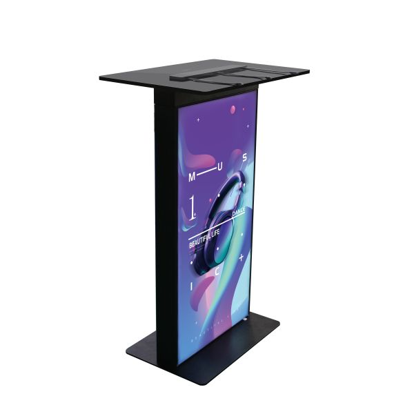 Aluminum Commercial Phone Charging Station With Advertising Displays /  Public Cell Phone Charger