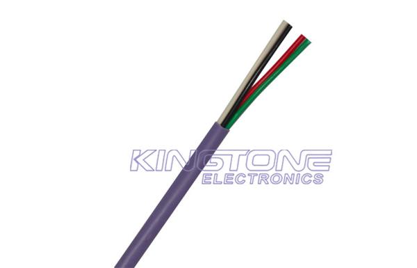CMR Rated PVC Audio Speaker Cable , 16 AWG 4 Cores Stranded Copper Conductor