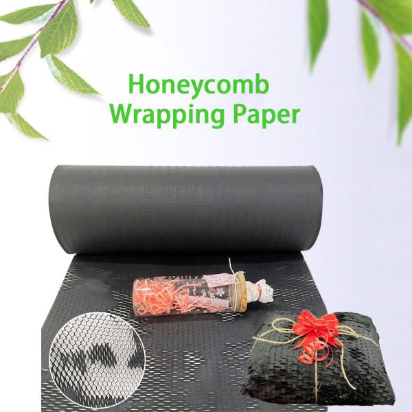 Brown Width 50CM Honeycomb Wrapping Paper For Skincare Products