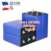 EU Envio gratuito EVE de qualidade original A Prismático 3,2 V 280ah 304ah células para fazer você mesmo pacote de armazenamento de energia solar