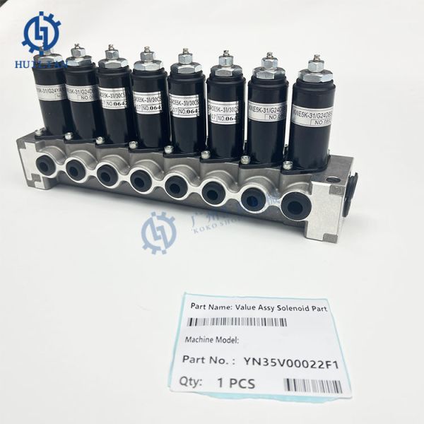 High-Performance Solenoid Valve Assembly YN35V00022F1 for Kobelco Excavator SK Series