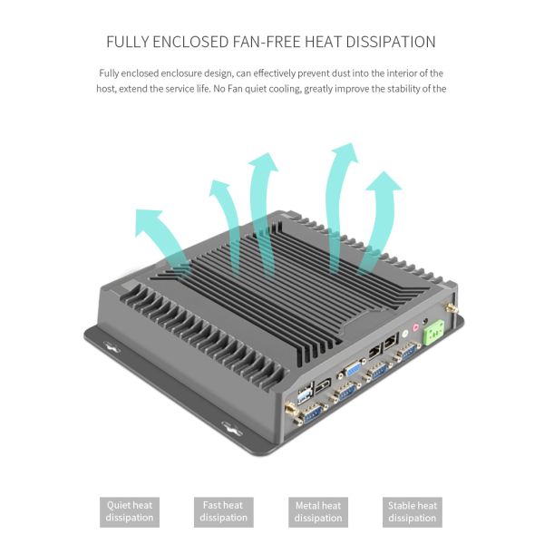 ПК модуля Rs232rs485 Fanless Multi гаван 4g двойной гавани мини промышленное