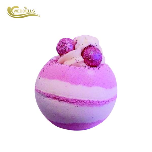 100% Natural Ingredients Handmade Baht Bombs With Kids Toy On Top Custom Gift Box Packing