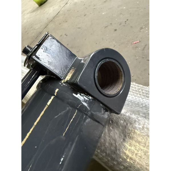 80mm Double Acting Steel Hydraulic Cylinder Hard Chrome Plated Surface Valve Block
