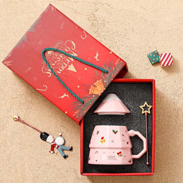 Custom 3D Water Cup Ceramic Coffee Mug Gift Box for Christmas Occasion and Gifts