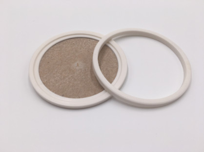 OEM Plastic Over Moulding White Home Plastic Injection Molding Round Shape