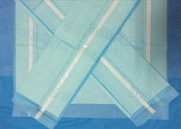 Almofadas de cama descartáveis absorventes altas de SAP, almofada inferior descartável com etiqueta da tira