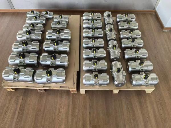90 Degrees Stainless Steel Pneumatic Actuator SS304 Or SS316 Air Valve Actuator