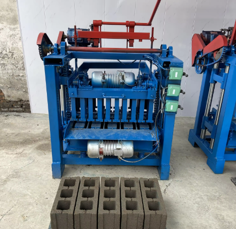 Economical and practical cement brick making machine, small burn-free hollow brick machine