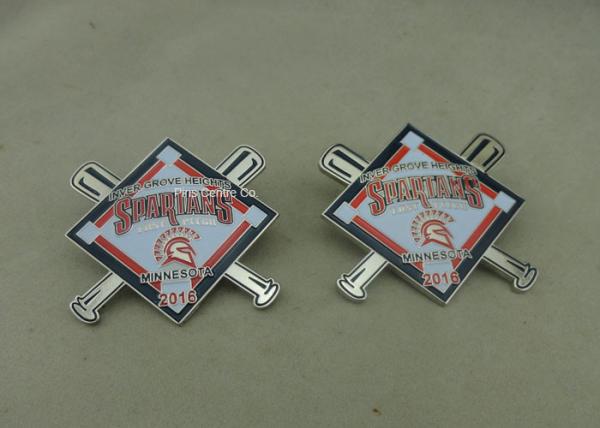 Full 3D Pewter Soft Enamel Pin 1.25 inch  1.2 mm Antique Nickel Plating