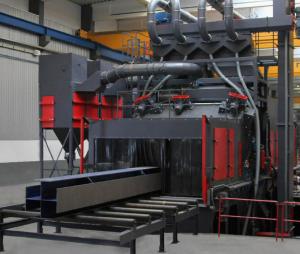 Cleaning Roller Conveyor Shot Blasting Machine