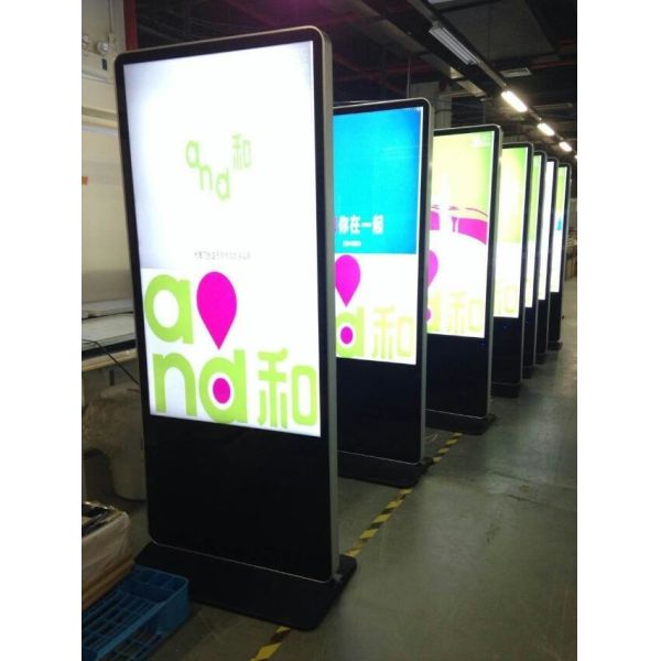 Stand Alone 47 Inch Android Digital Signage Display / Lcd Ad Player Windproof