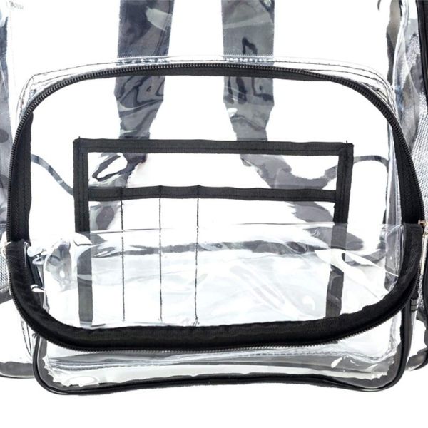Customized Heavy Duty Transparent PVC School Backpack Bag for Transparent School Bag