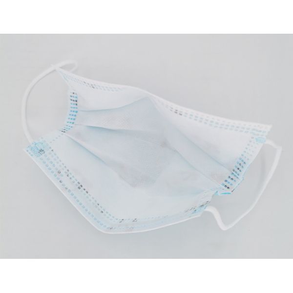 CE Elastic Earloop 3 Ply Non Woven Face Mask Disposable