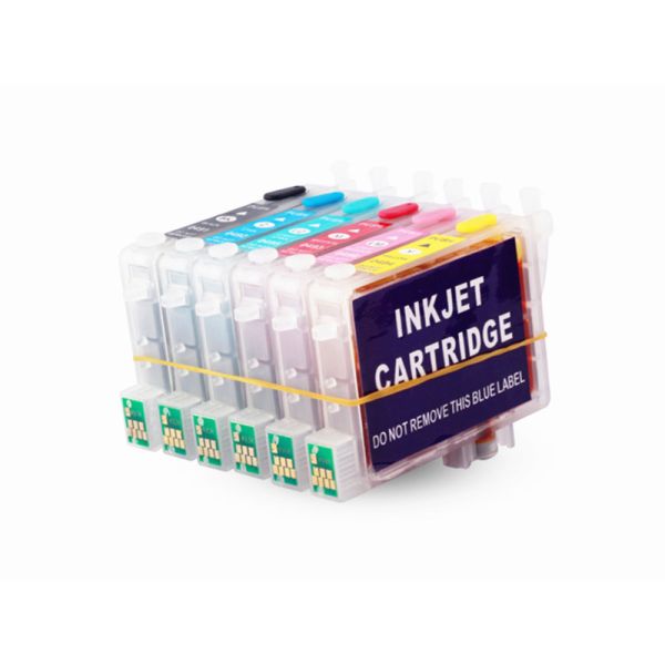 Multicolor Epson Compatible Inkjet Printer Cartridges with ARC Chip Recycling