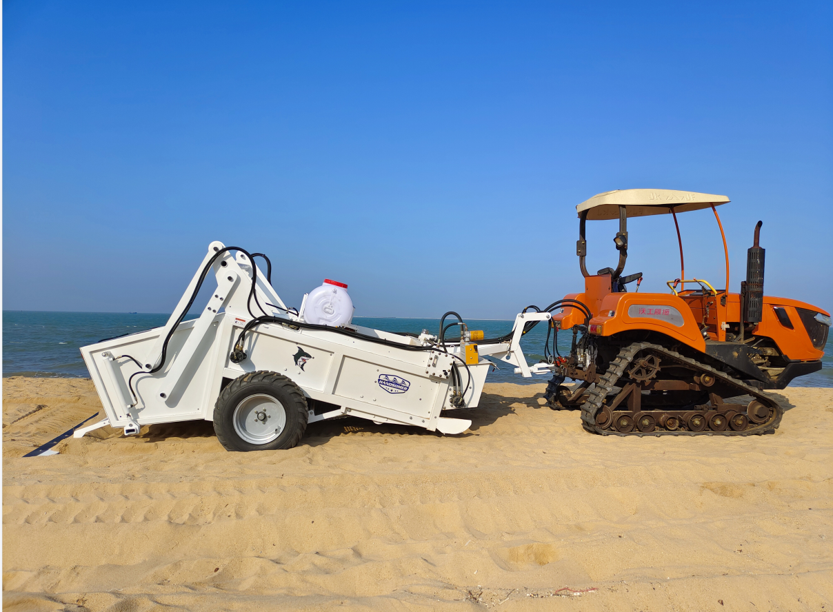 HANDSOMER 1900 Tractor Towable Beach Cleaner | 1.9m Hydraulic Vibration Sand Sifting Machine