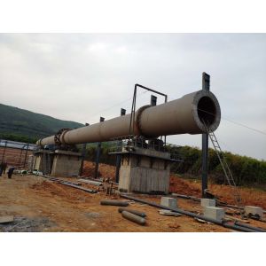 Portable Rotary Dryers with Screw Conveyor Discharging and Electric or Gas Power Supply for Industrial Drying
