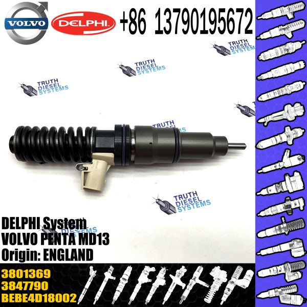 New Fuel Injector 21379939 BEBE4D27002 3801369 for VOL PENTA MD13