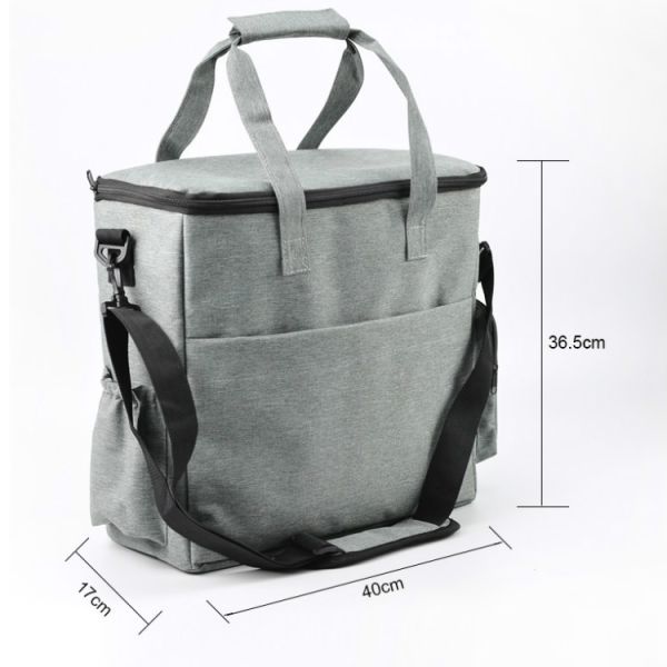 36.5cm 17L Dog Food Carrier Bag Backpack Cationic Polyester