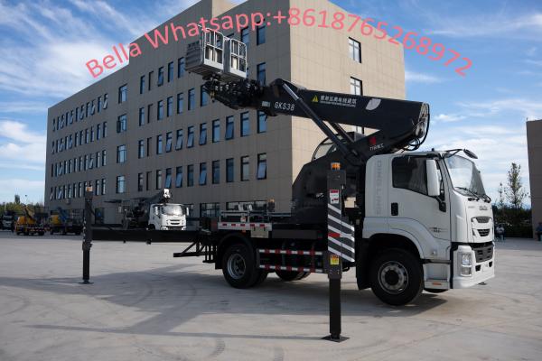 21m 23m 25m 29m 38m 45m Aerial Bucket Truck Mounted Aerial Working Platform Aerial Lift Truck With Bucket