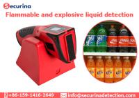 Escáner líquido de la botella del modo de la alarma para la detección explosiva del hierro/de aluminio de la botella