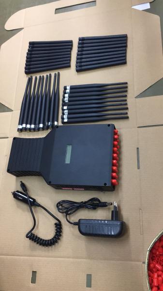 Jammer portátil do sinal do VHF 12000mAh 18W da frequência ultraelevada de WIFI GPS