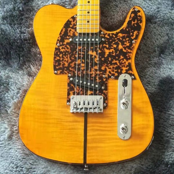 Custom HAnderson Hohner Mad-cat Vintage Rare Flame Top Finish Nicer Tele Electric Guitar