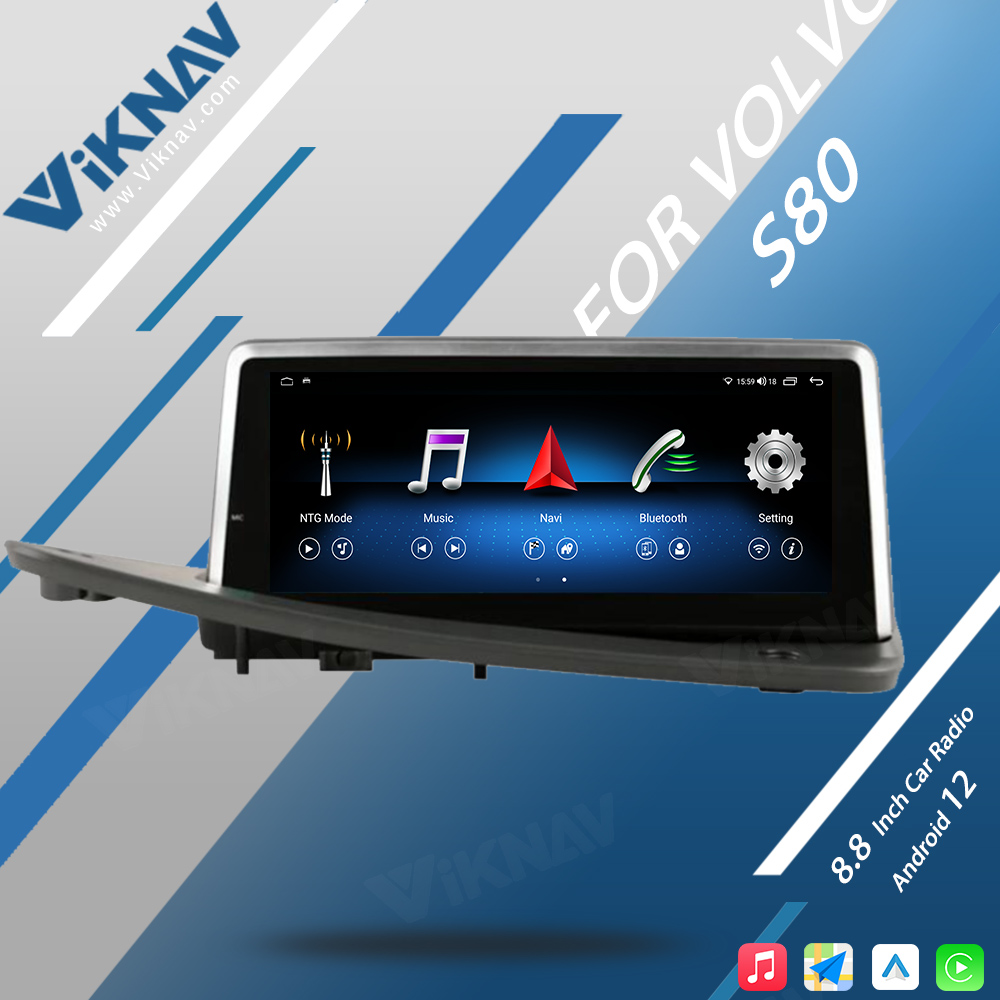 Авторадио Android Volvo S80 V70 Стерео 2004-2011 GPS навигационный мультимедийный проигрыватель