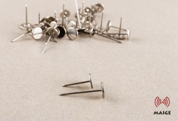 Loss Prevention Hard Tag Pin , Mini Eas Pin Stainless Steel Material