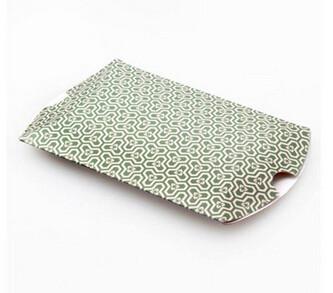 Pillow Paper Card Chocolate Packing For Gift Packaging Cartons Hot Foil Stamping