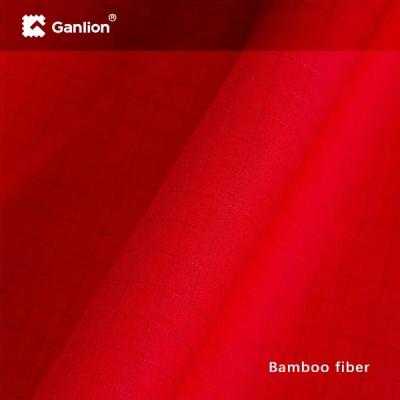 Cotton Banboom Fiber AST Soil Release Stretch Recycled Fiber Fabric Twill Weave