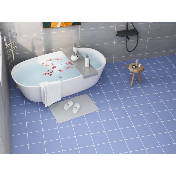 Household Bathroom Floor Sticker Tiles PVC Vinyl Floor Sticker Wall Decoration