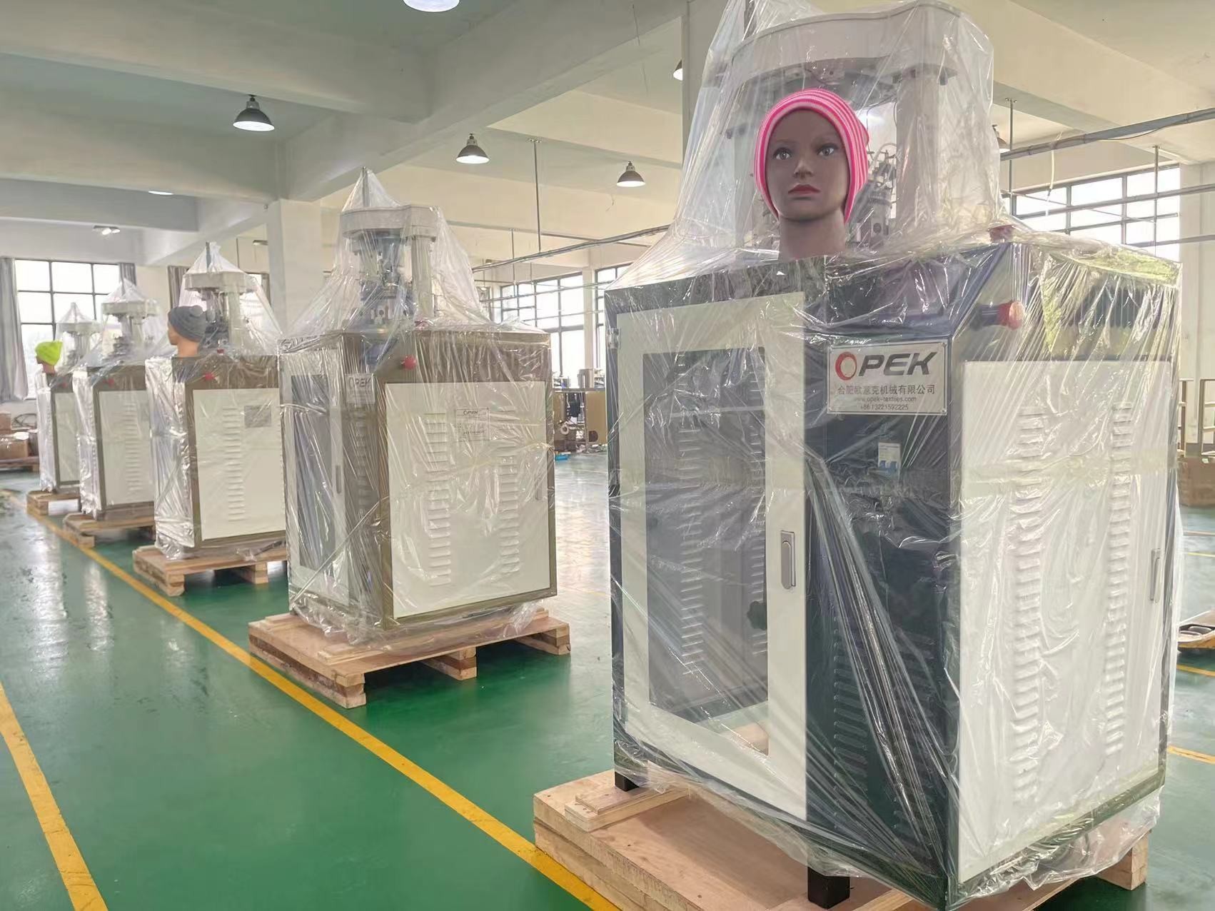 Men Women Reflective Yarn Rib Hat with Fully Auto Alarm Knitting Machine Control System