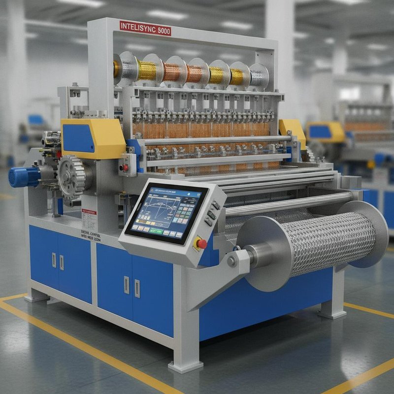 Digital Control Wire Mesh Loom Machine with Intelligent Synchronization