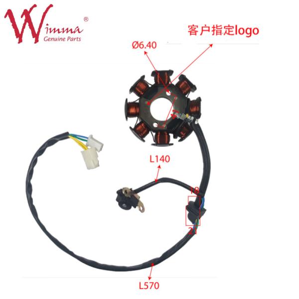 Motorcycle Magnetic Stator Coil Stator Comp GD115 Complete Copper Steel Wholesale