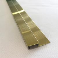 profil d'or en métal U d'équilibre de tuile d'acier inoxydable de miroir du délié 201 304