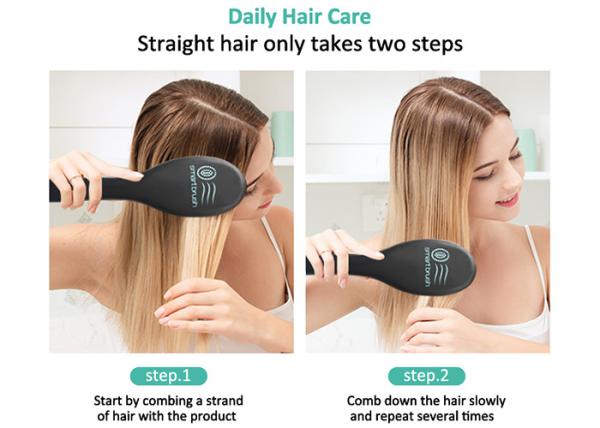 Dual voltage Nylon Ionic Hair Straightener Comb Ceramic Coating