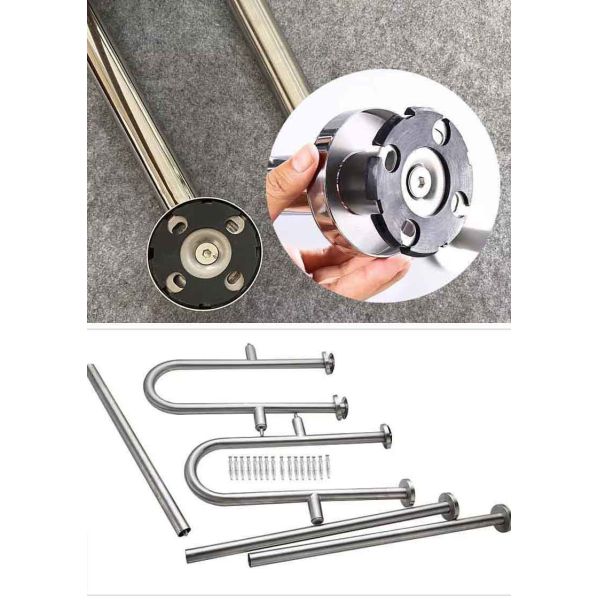 Stainless Steel 304 Bathroom Safety Grab Bar For Pregnant Women Barrier Free